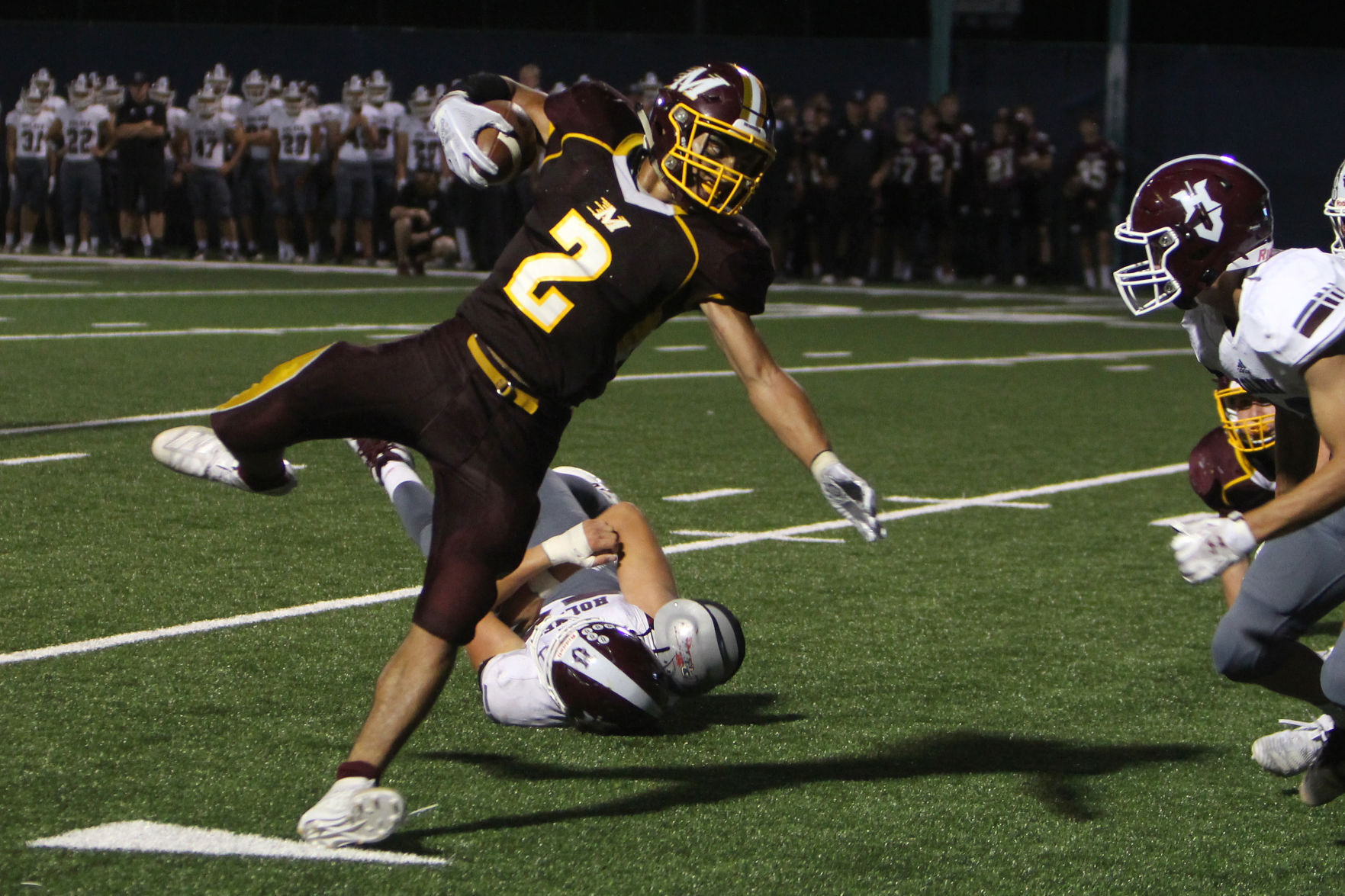 Holmen at Menomonie football 8-29-19